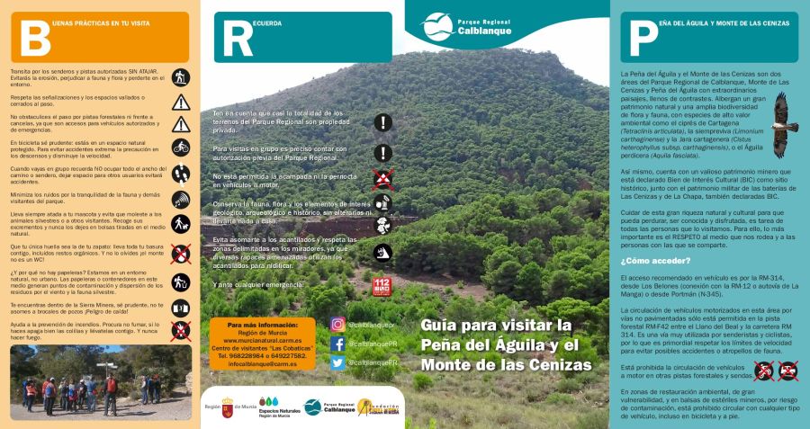 Día Europeo de los Parques. Voluntariado en el parque Regional de Calblanque, Peña del Águila y Monte de las Cenizas