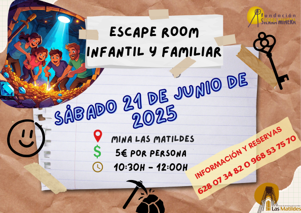 Escape room infantil y familiar