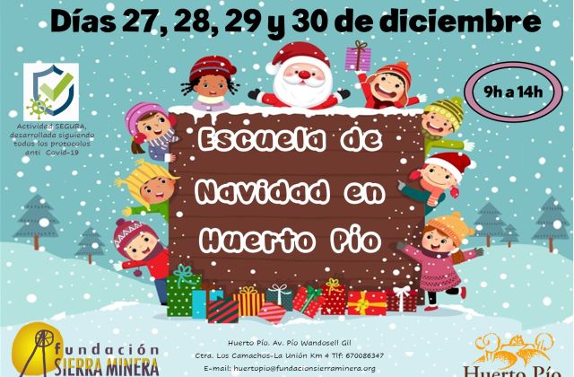 Escuela de Navidad en Huerto Pío